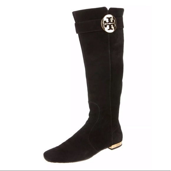 tory burch flat boots